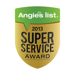 Angies List Super Service award badge